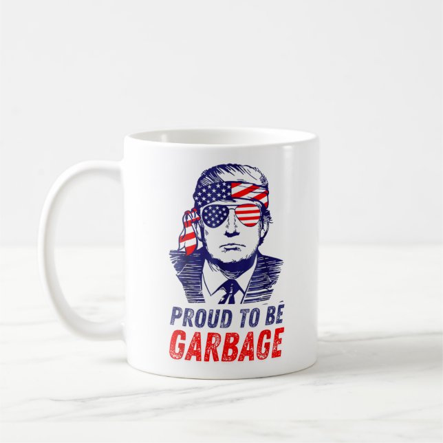 Cooler Stolz, Trump-Unterstützer zu sein Funny Kaffeetasse (Links)