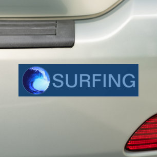cooler Surfstil Autoaufkleber