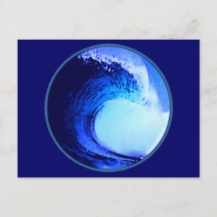 cooler Surfstil Postkarte