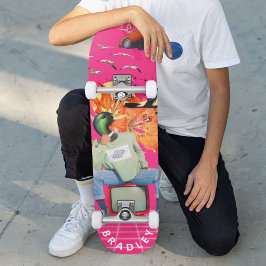 Cooler Surreal Funny Einzigartiger Personalisierte Skateboard