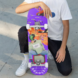 Cooler Surreal Funny Einzigartiger Personalisierte Skateboard