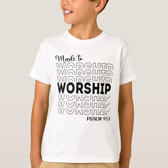 Cooler T - Shirt Christliche grafische T-Shirts mi (Vorderseite)