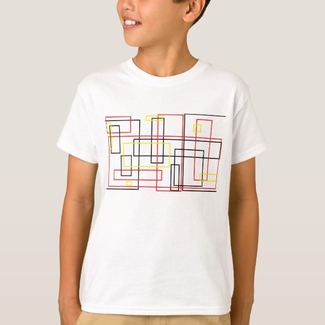 Cooler T - Shirt im Streckennetz (Vorderseite)