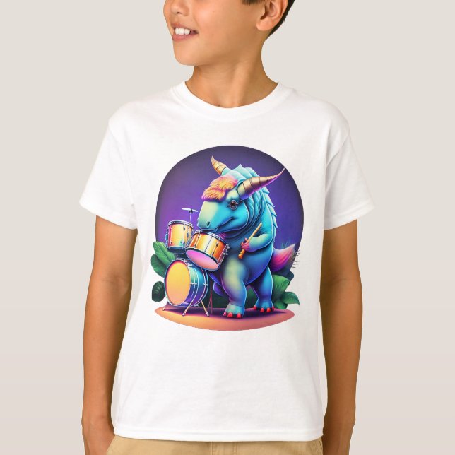 Cooler T - Shirt von Dinosaurier Unisex Kid (Vorderseite)
