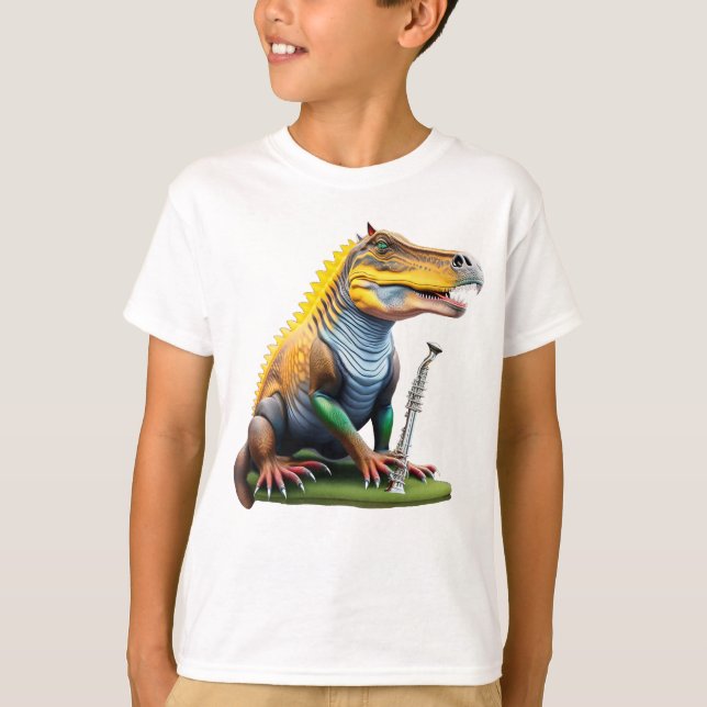 Cooler T - Shirt von Dinosaurier Unisex Kid (Vorderseite)
