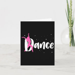 Cooler Tanz für Frauen Girls Ballroom Lyrical Ange Karte