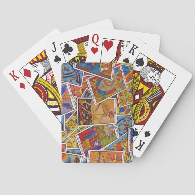 Cooler Tarot-Kartenstapel Spielkarten (Rückseite)