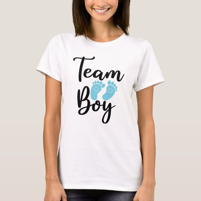 Cooler Teamboy Wortart T-Shirt (Vorderseite)