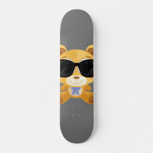 Cooler Teddy Bär Skateboard