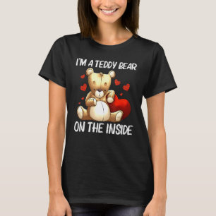 Cooler Teddybär für Männer Frauen gepolstertes Spi T-Shirt