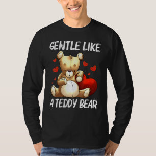Cooler Teddybär für Männer Frauen gepolstertes Spi T-Shirt