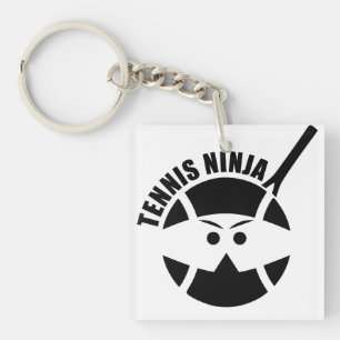 Cooler Tennis-Ninja! Schlüsselanhänger