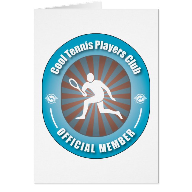 Cooler Tennis-Spieler-Verein (Vorne)