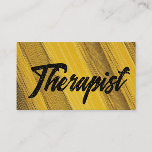 Cooler Text des Therapeuten Visitenkarte