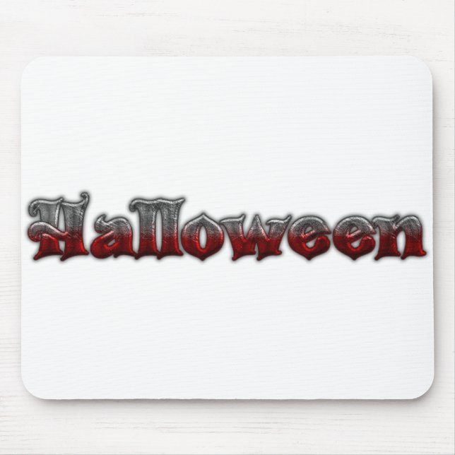 Cooler Text - Halloween Mousepad (Vorne)