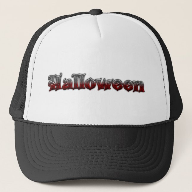 Cooler Text - Halloween Truckerkappe (Vorderseite)