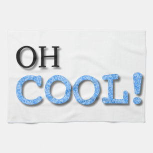 Cooler Text Handtuch
