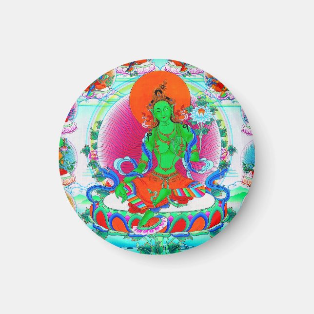 Cooler Thangka-Thangka-Tätowierung Magnet (Vorne)