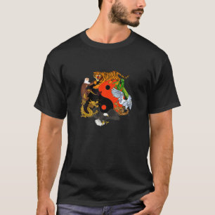 Cooler Tiger-Leiter für Grafikdesign T-Shirt