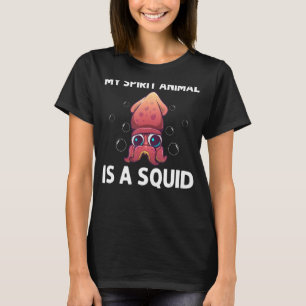 Cooler Tintenfisch für Männer Octopus Biology Sea T-Shirt