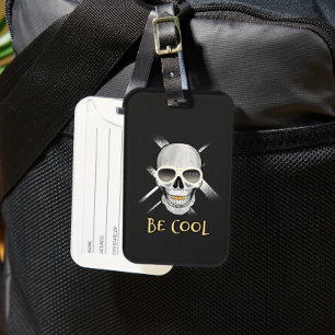 Cooler Totenkopf Gepäckanhänger