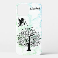 Cooler, trendiger grüner Marmor, Baum Case-Mate iP