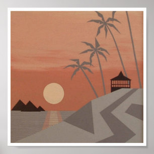 COOLER TROPICS-Druck (8 x 8") Poster