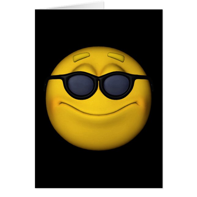 Cooler Typ mit Sonnenbrille (Vorne)