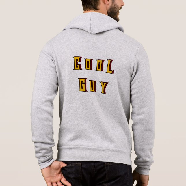 Cooler Typen Hoodie (Rückseite)