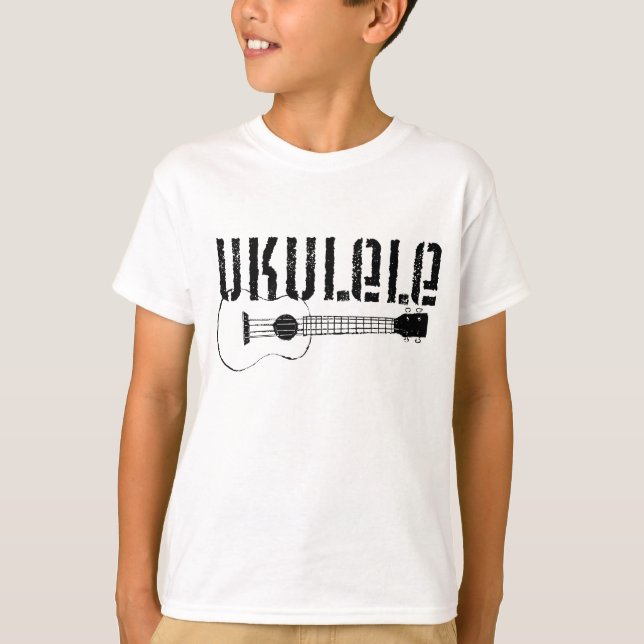 Cooler Ukulele T-Shirt (Vorderseite)