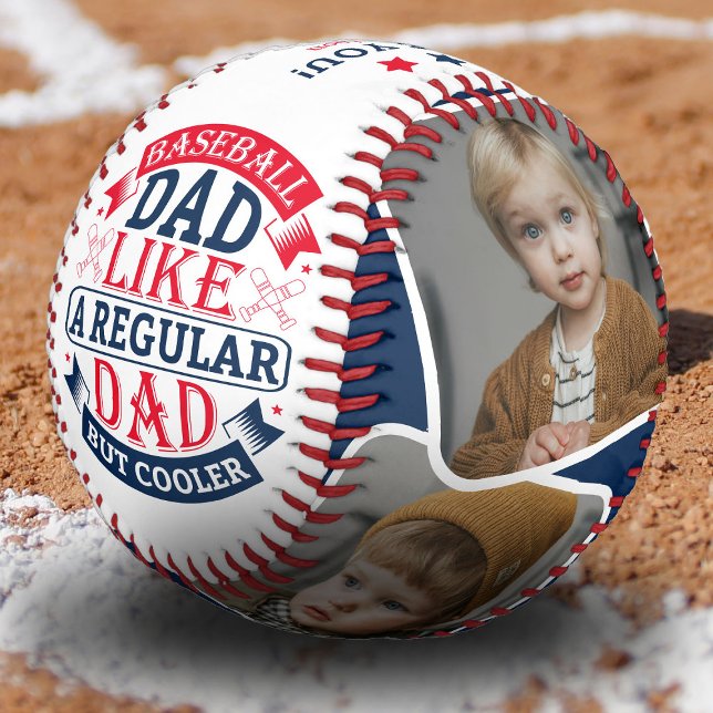 Cooler Vater 4 Foto Collage Vater Geschenk Baseball (Von Creator hochgeladen)