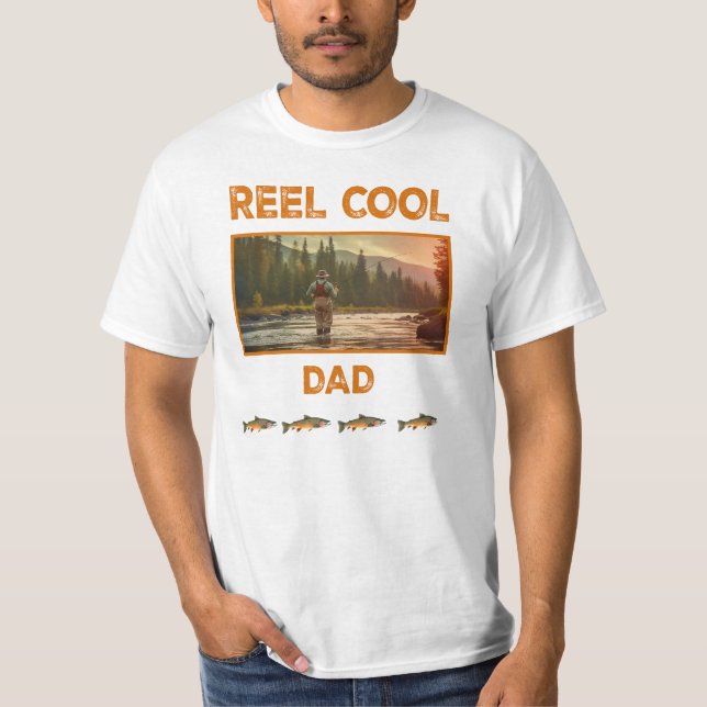 Cooler Vater Angelfischen Shirt (Vorderseite)