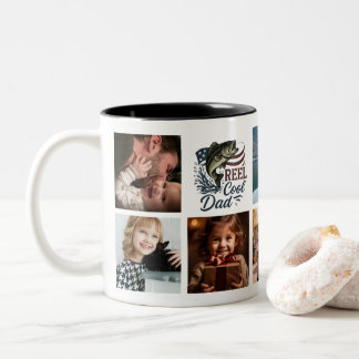 Cooler Vater Benutzerdefiniertes Foto Angeln Tasse