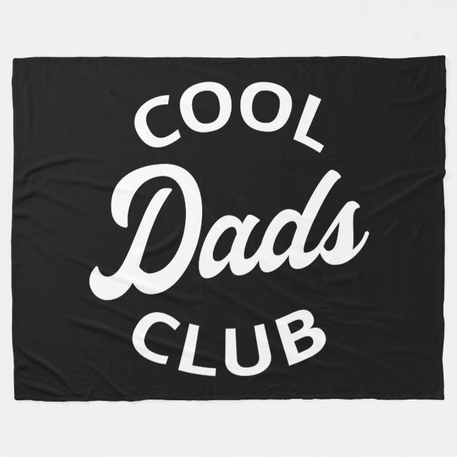 Cooler Vater Club I Fleecedecke (Vorderseite (Horizontal))