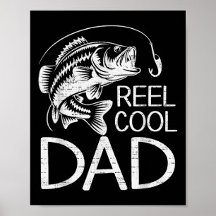 Cooler Vater Fischerei Fischfang Lover Daddy F Poster
