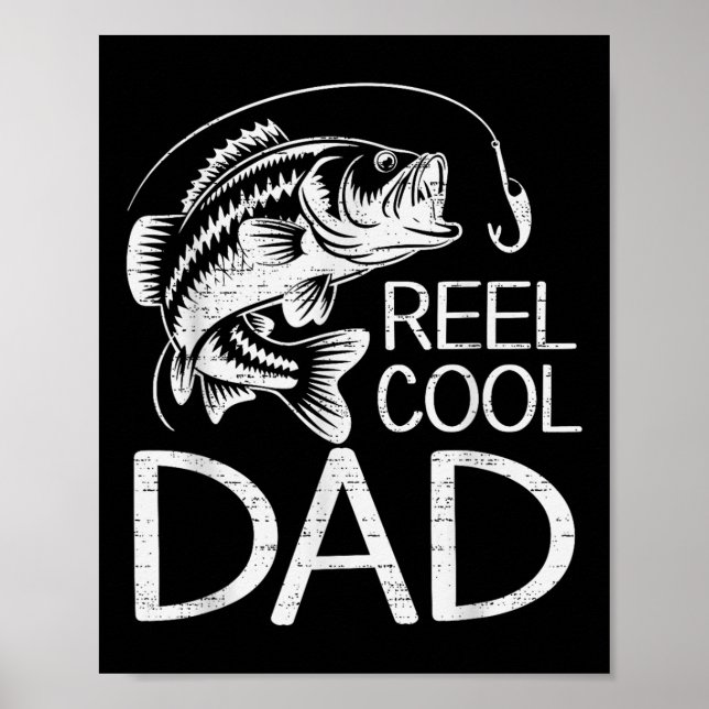 Cooler Vater Fischerei Fischfang Lover Daddy F Poster (Vorne)