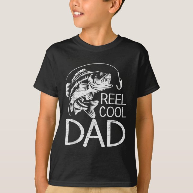 Cooler Vater Fischerei Fischfang Lover Daddy F T-Shirt (Vorderseite)