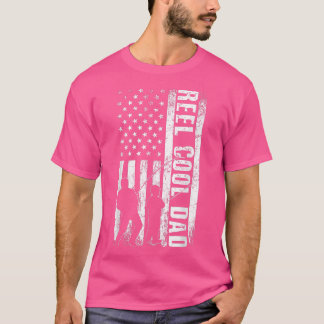 Cooler VATER Fish American Flag Fisherman VATER Fl T-Shirt
