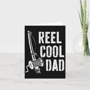 Cooler Vater Fisherman Fathers Day Shirt Karte