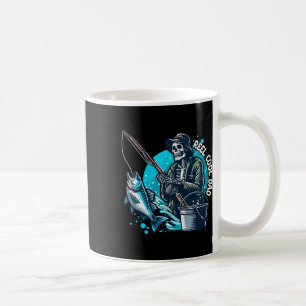 Cooler Vater Funny Skeleton Fishing Vater Vater's Kaffeetasse