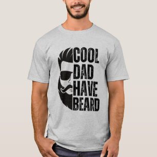 Cooler Vater hat Bart 2 T-Shirt