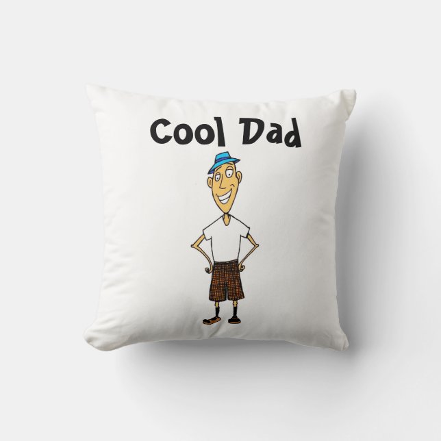 Cooler Vater Kissen (Vorderseite)