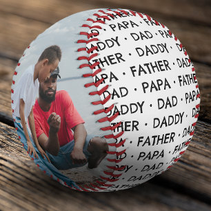Cooler VATER, PAPA, VATER, PAPI - 2 Foto-Andenken Baseball