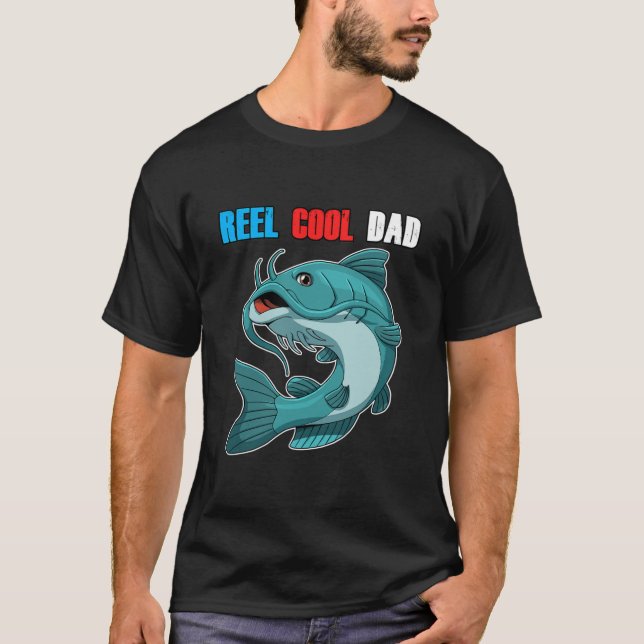 Cooler Vater Shirt Daddy Vathers Day Fishing (Vorderseite)