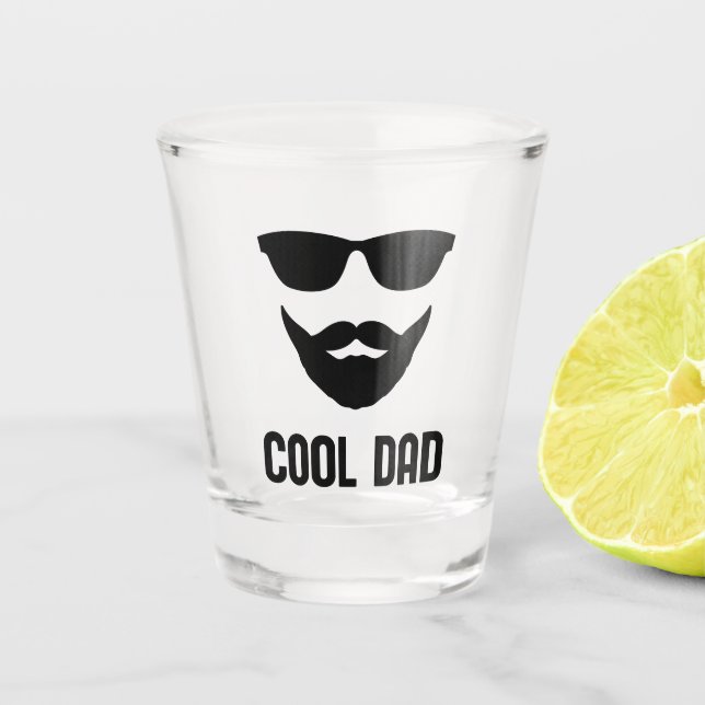 Cooler Vater | Sie können die Grafikfarbe ändern Schnapsglas (Vorderseite)