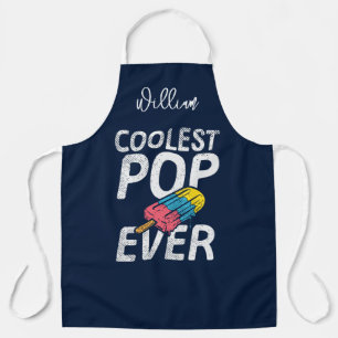 Cooler Vater Summer GRILLEN Grill Pop Personalisie Schürze