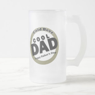 Cooler Vater Tag des Vaters Mattglas Bierglas