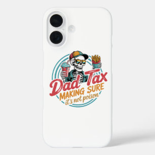 Cooler Vater Tax Skeletts Food Spaß iPhone 16 Hülle