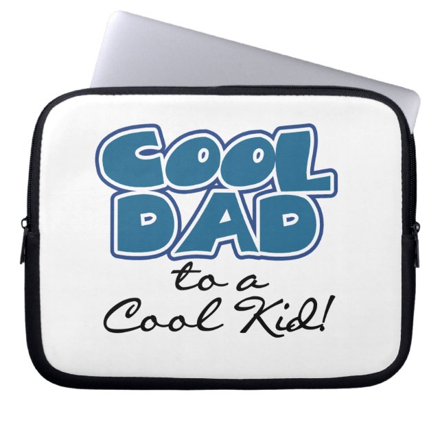 Cooler Vater zu einem Coolen Kindergeschenk Laptopschutzhülle (Vorderseite)