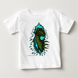 Cooler Velociraptordinosaurier-Baby-T - Shirt